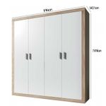 armario-lara-4-puertas-batientes-blanco-cambria-208x196x50-2-cm-0045542