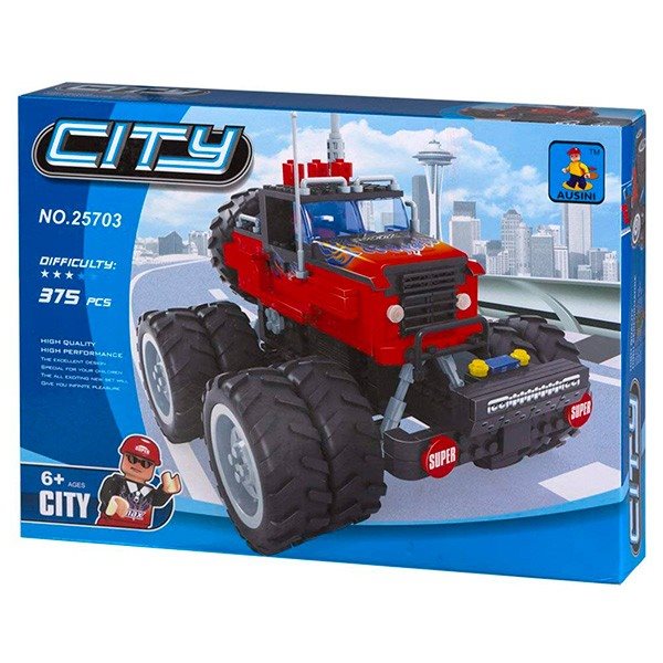juego-de-construccion-coche-4x4-city-ausini-375-piezas-6-anos-0017588