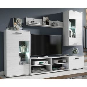 Composición de salón Antígona luces LED 229 cm