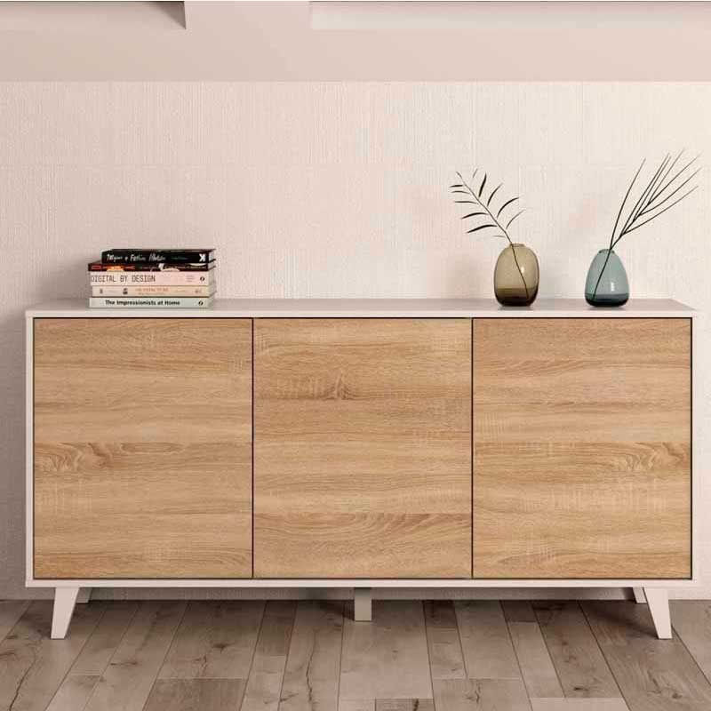 aparador-buffet-stylus-plus-3-puertas-blanco-brillo-roble-canadian-75x154x41-cm-0020164