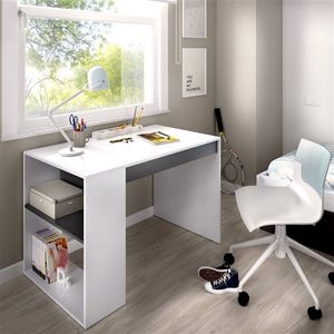 Escritorio Teo con estante + 1 cajón 74,5x115x50 cm