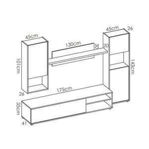 Composición de salón Luka