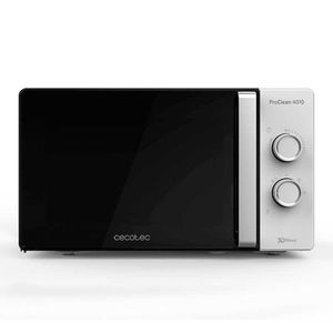 Microondas ProClean 4010 Cecotec 700W 23L con temporizador negro/blanco 28,5x49,5x35,8 cm