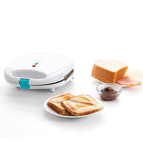 Sandwichera-Gallery-Dcook-750W-2-raciones-blanco-azul