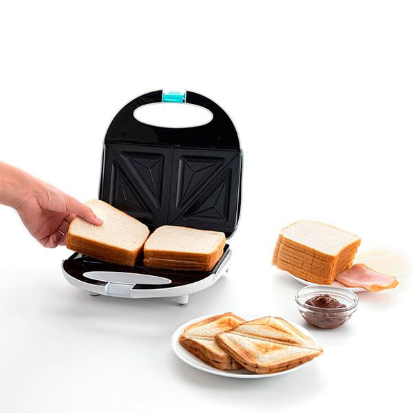 Sandwichera-Gallery-Dcook-750W-2-raciones-blanco-azul