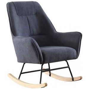 Butaca mecedora Rocker gris 77x88x97cm