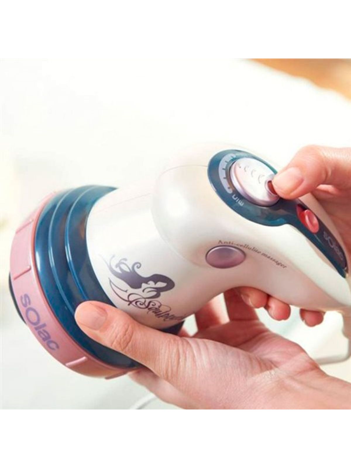 Massager Masajeador Solac Me7711 Sculptural Opiniones Cabezal