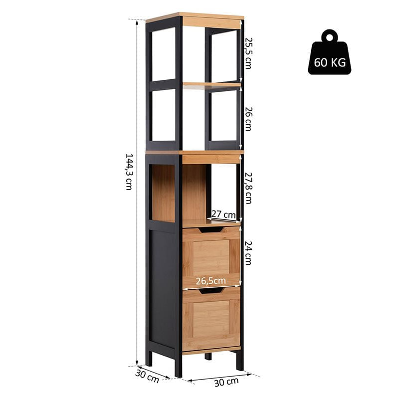 armario-alto-de-bano-con-estantes-blanco-144-3x30x30-cm-0027695