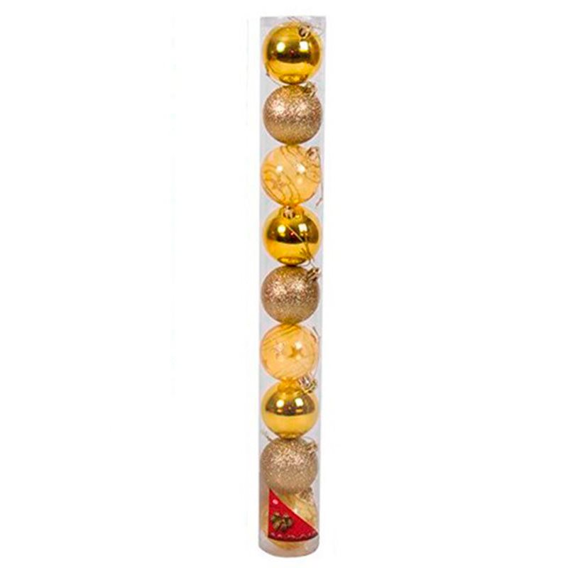 set-9-bolas-de-navidad-motley-acabado-brillo-y-purpurina-oro-ø6-cm-0040802