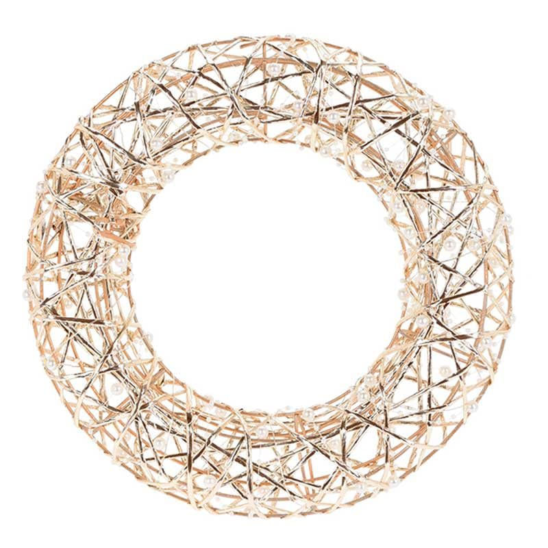 corona-navidena-20-luces-led-con-temporizador-automatico-dorado-ø30-cm-0042923