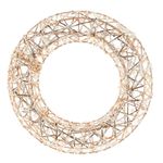 corona-navidena-20-luces-led-con-temporizador-automatico-dorado-ø30-cm-0042923