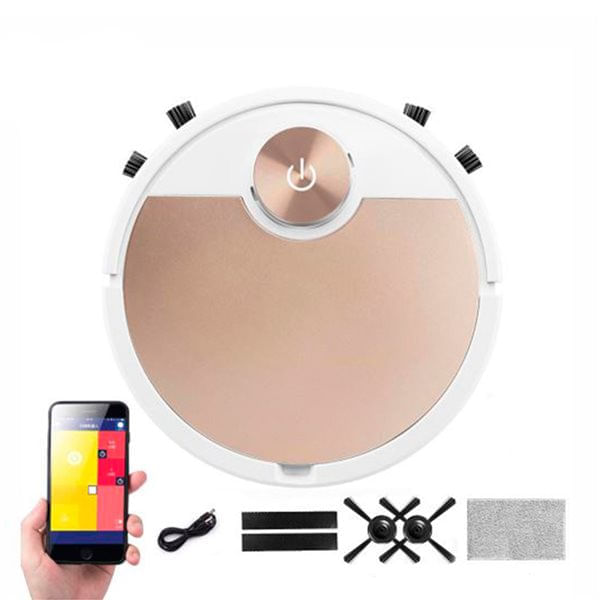 robot-aspirador-es300-robotic-vacuum-cleaner-control-via-app-gold-ø30x6-8-cm-0028055