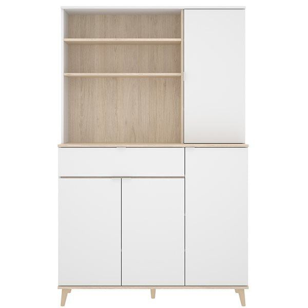 mueble-auxiliar-wok-estantes-1-cajon-4-puertas-blanco-natural-191x120x40-cm-frontal