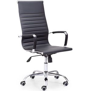 Silla de oficina Letter giratoria símil piel 106-116x64x64 cm