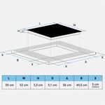 placa-induccion-flexible-meissa-flex-3070-universal-blue-6500w-negro-0029154