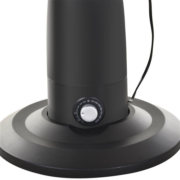 Ventilador nebulizador Homcom 90W 3 velocidades 2,8L negro Ø44x120 cm
