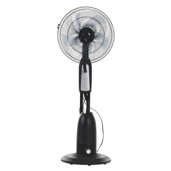 Ventilador nebulizador Homcom 90W 3 velocidades 2,8L negro Ø44x120 cm