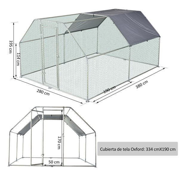 gallinero-pawhut-de-exterior-con-cerradura-metal-195x280x380-cm-0029358