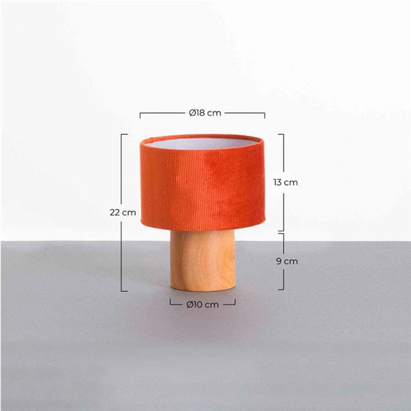 lampara-de-mesa-eco-red-7hsevenon-deco-e14-25w-natural-rojo-ø18x22-cm-0030175