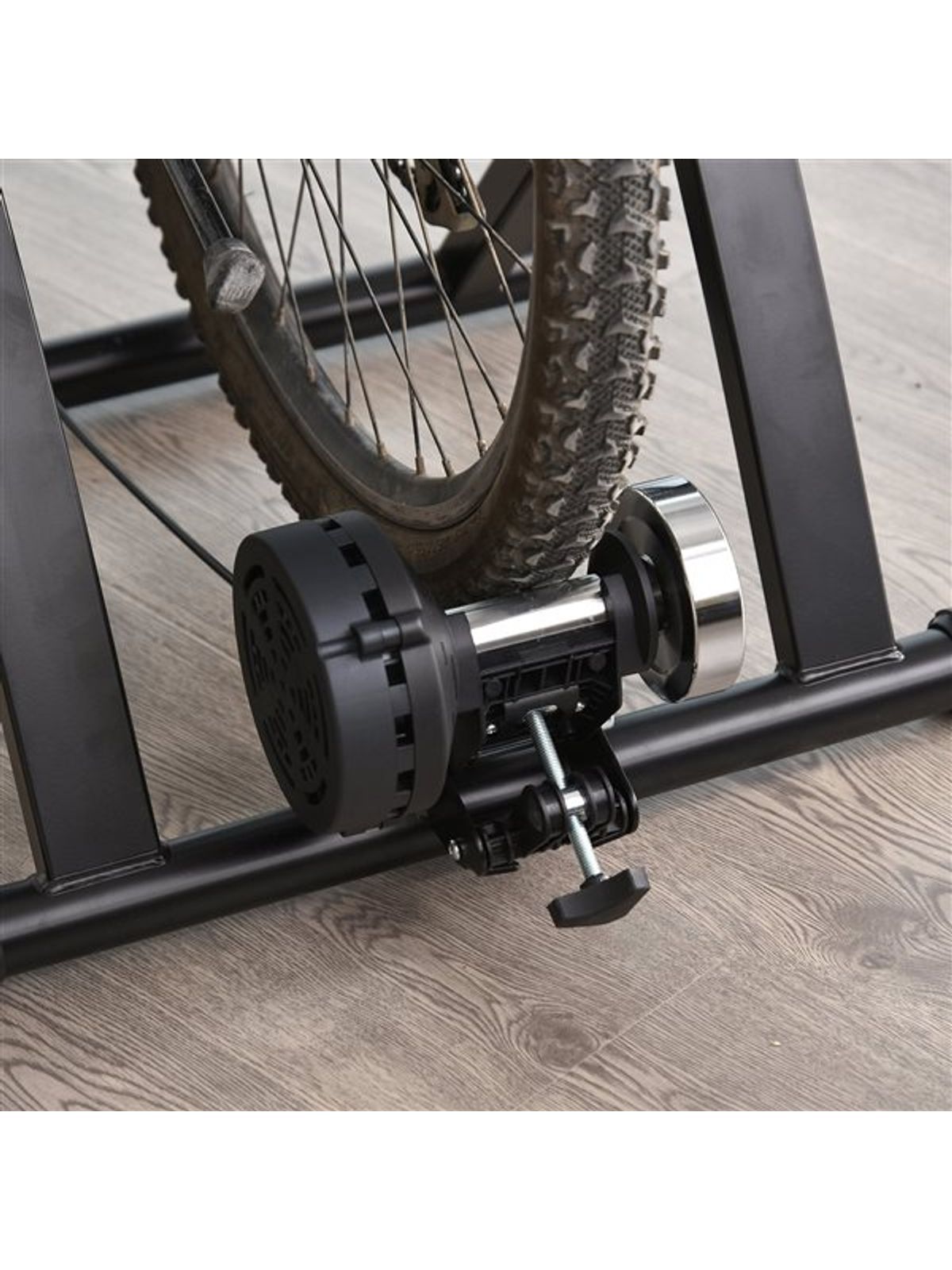 Rodillo Bici Rodillo Para Bicicleta HOMCOM – Plegable, Niveles