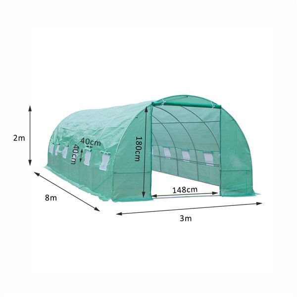 invernadero-de-tunel-outsunny-12-ventanas-con-mosquitera-verde-200x800x300-cm-0029540