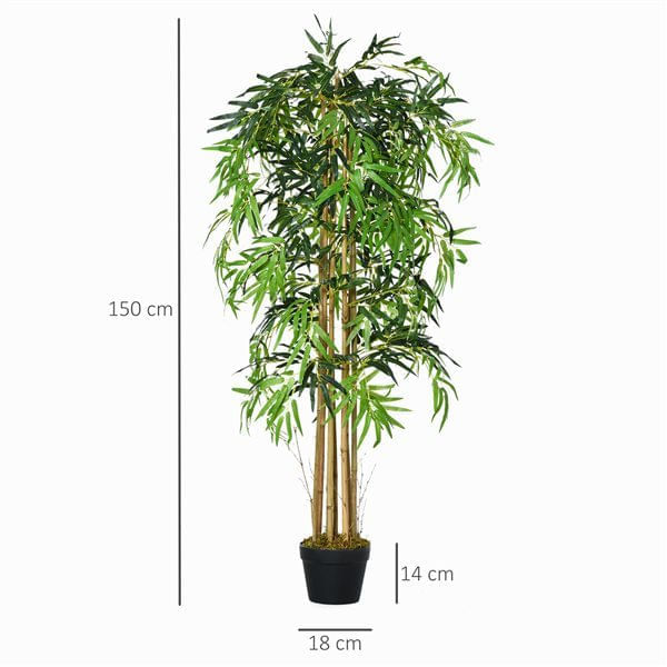 bambu-artificial-outsunny-1095-hojas-con-maceta-ø18x150-cm-0029635