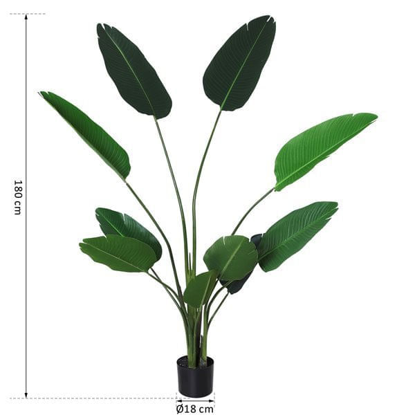 planta-artificial-outsunny-10-hojas-con-maceta-ø18x180-cm-0029637