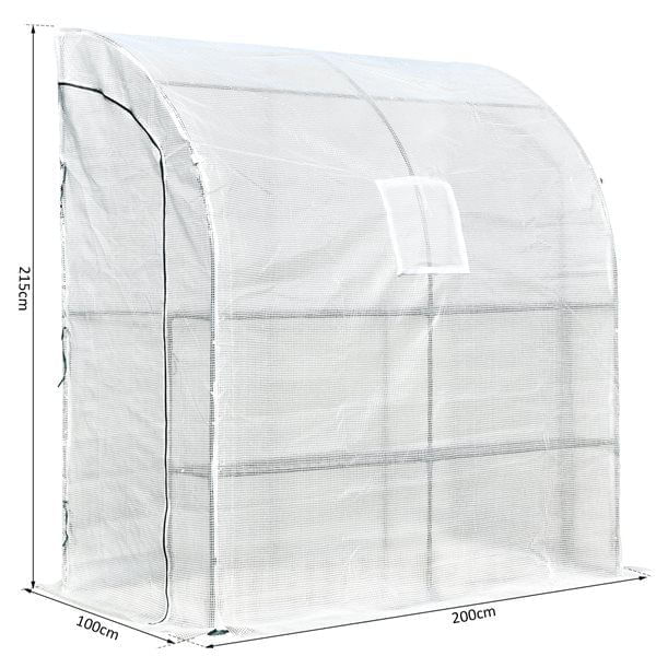 invernadero-de-pared-outsunny-con-estantes-2-puertas-215x200x100-cm-0029645