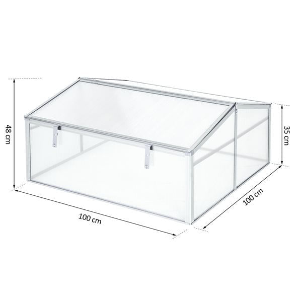 invernadero-outsunny-policarbonato-transparente-48x100x100-cm-0029648