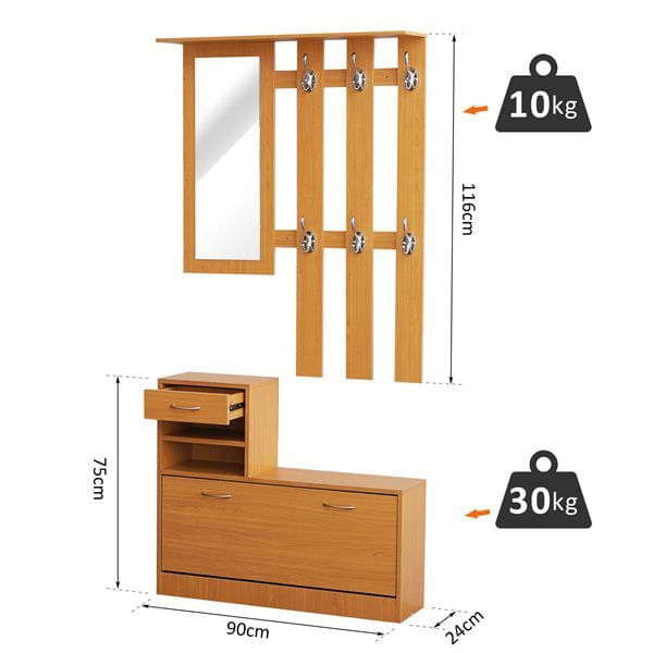conjunto-recibidor-homcom-3-piezas-marron-0029703
