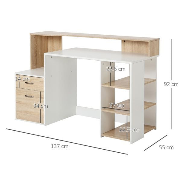 escritorio-homcom-cajones-estantes-roble-blanco-92x137x55-cm-0029716