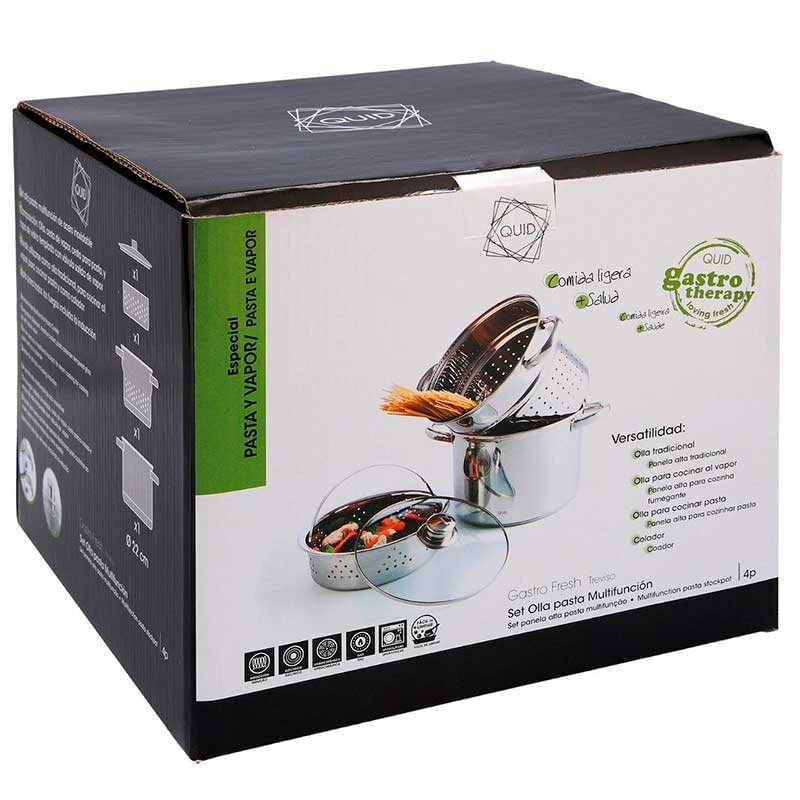 bateria-de-cocina-4-piezas-gastro-fresh-quid-acero-inoxidable-ø22-cm-0032053