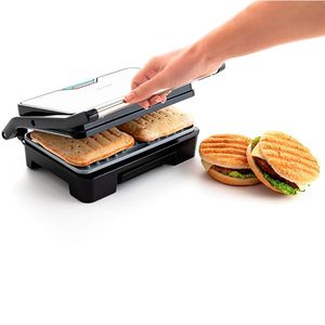 Grill doble placa Gallery Dcook 850W antiadherente 23x14,5 cm