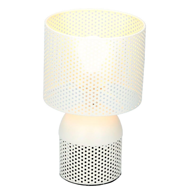 lampara-de-mesa-grundig-pantalla-perforada-e27-40w-200lm-blanco-ø15x25-cm--0038297