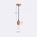 lampara-de-techo-losice-7hsevenon-deco-e27-natural-negro-ø8x10-cm-0044755