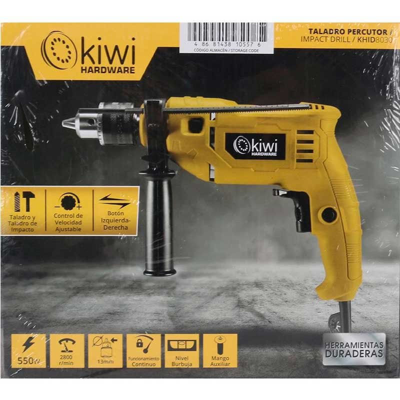 taladro-percutor-kiwi-hardware-khid8030-550w-2800-rpm-amarillo-negro-0044243