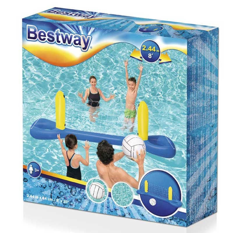 red-de-voleibol-hinchable-bestway-con-pelota-azul-amarillo-64x244-cm-0046345