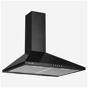 Campana piramidal Everest 4060B Universal Blue 70W 450m³/h 63dB 3 velocidades negro 98x60x47 cm
