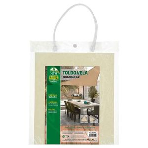 Toldo vela de sombreo Aktive Garden poliéster 5x5x5 m