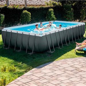 Piscina elevada Ultra XTR Frame Intex 31805L con depuradora gris 732x366 cm