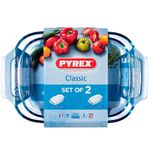 set-de-2-fuentes-para-horno-classic-pyrex-rectangular-1-9l-2-6l-0046596
