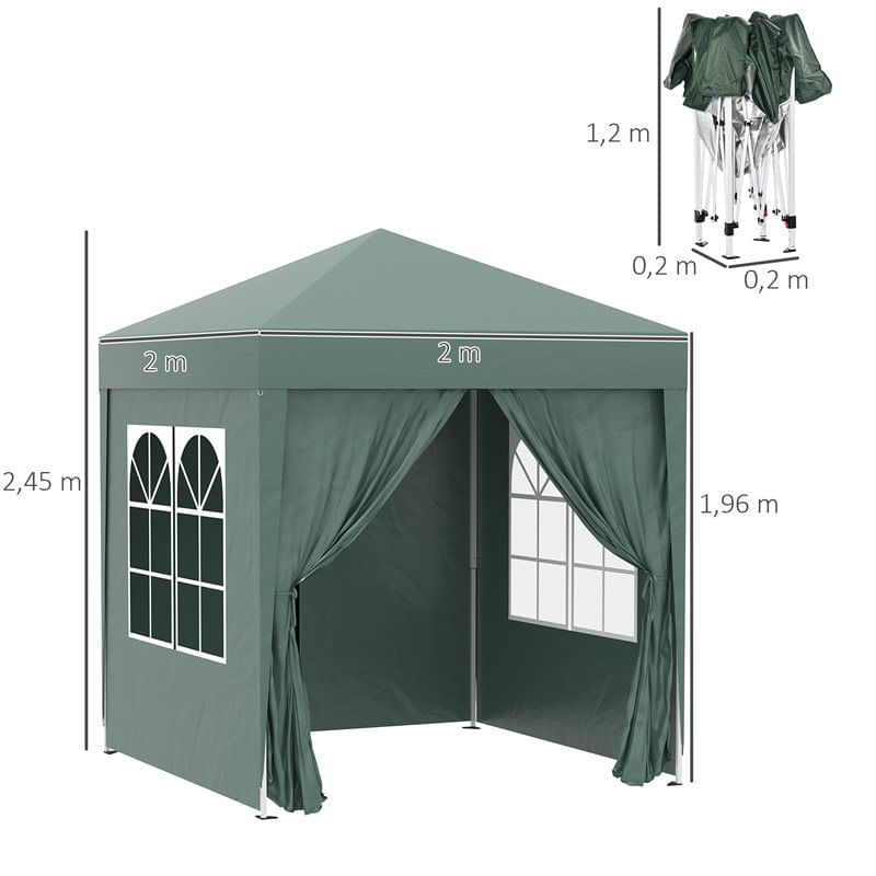 carpa-outsunny-2-ventanas-2-puertas-con-cremallera-plegable-verde-2x2-m-0046526