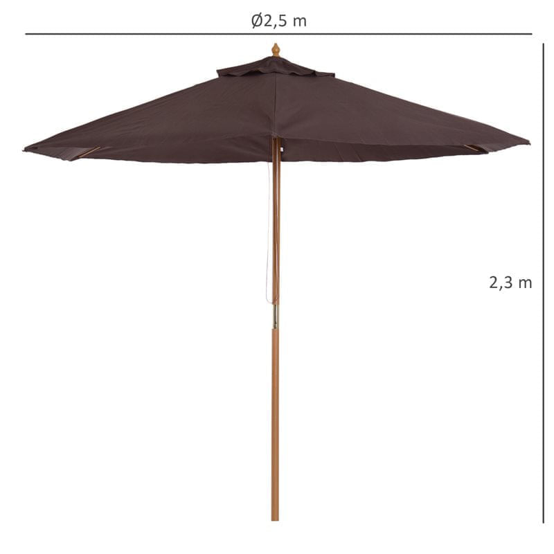 sombrilla-outsunny-con-ventilacion-superior-cafe-ø2-5x2-3-m-0046619