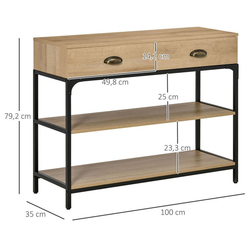 mueble-recibidor-homcom-2-cajones-2-estantes-roble-79-2x100x35-cm-0046773