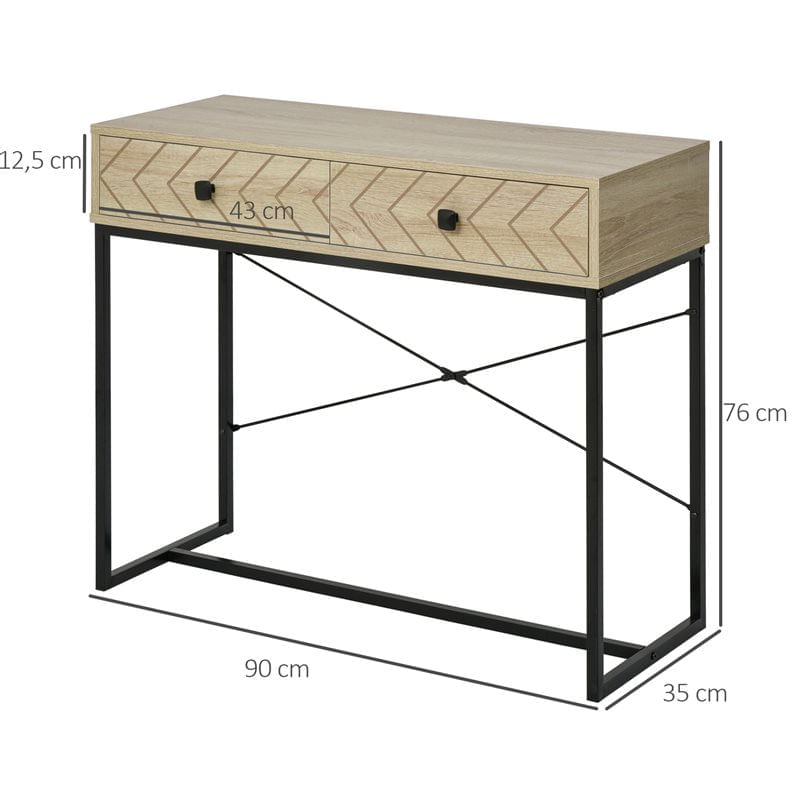 mueble-recibidor-homcom-2-cajones-natural-negro-76x90x35-cm-0046776