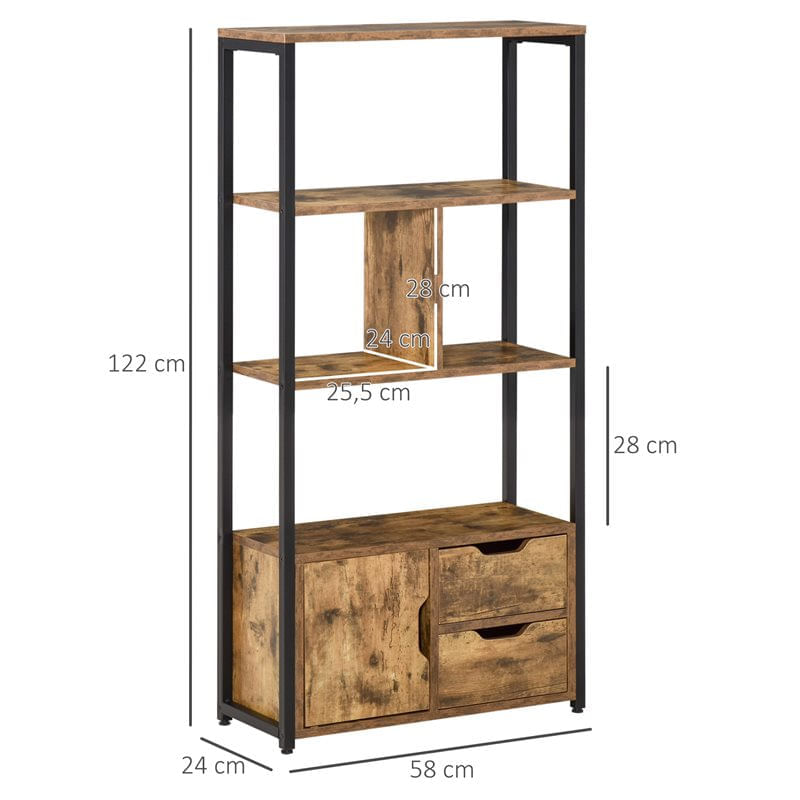 estanteria-homcom-4-estantes-2-cajones-1-armario-marron-122x58x24-cm-0046779