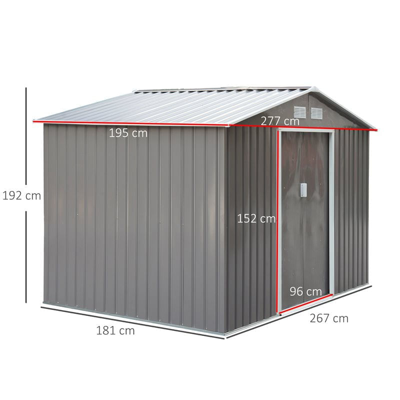 cobertizo-outsunny-con-base-4-rejillas-gris-192x277x195-cm-0046827