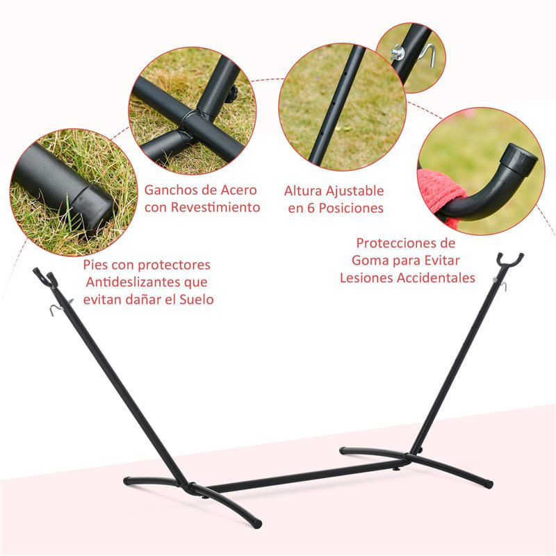 hamaca-outsunny-6-niveles-con-bolsa-de-transporte-multicolor-200x150-cm-0046883