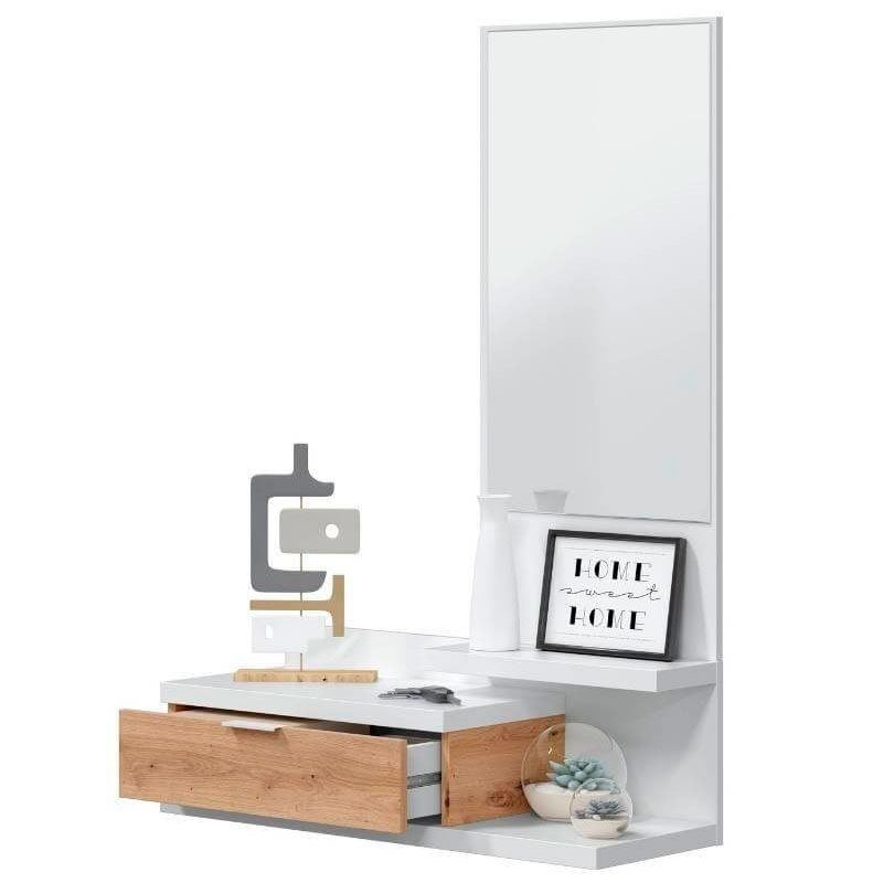 mueble-recibidor-lia-con-espejo-roble-nodi-blanco-artik-116x81x29-cm-0047165