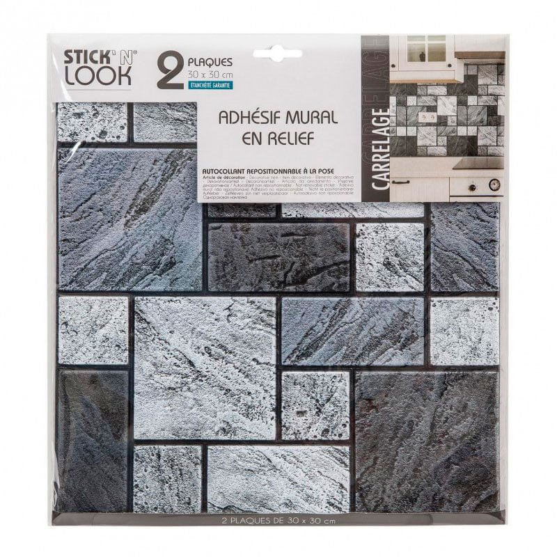 pack-de-2-stickers-de-pared-atmosphera-azulejos-gris-negro-30x30-cm-0048093